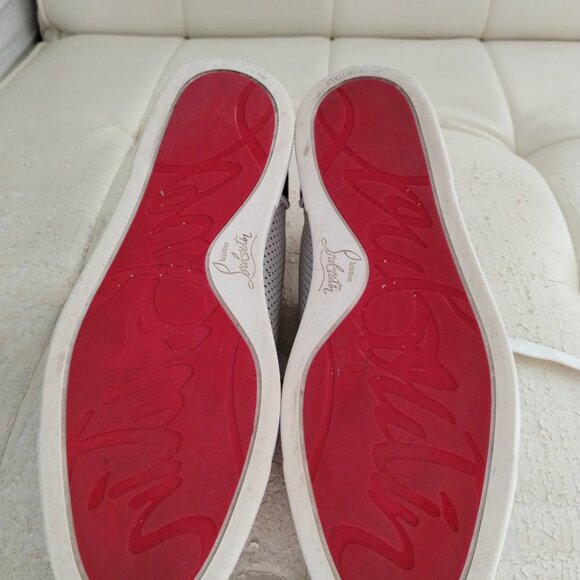 Women's Size US 7 (37) Christian Louboutin Fun Vieira Leather Sneakers - Picture 15 of 15